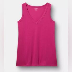 Torrid Girlfriend Signature Jersey V-Neck Tank